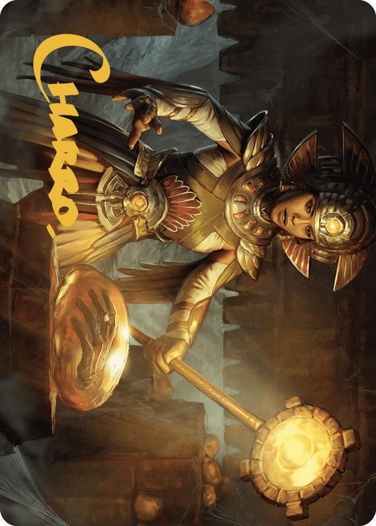 Curator of Sun's Creation Art Card (Gold-Stamped Signature) [The Lost Caverns of Ixalan Art Series] | A1Comics