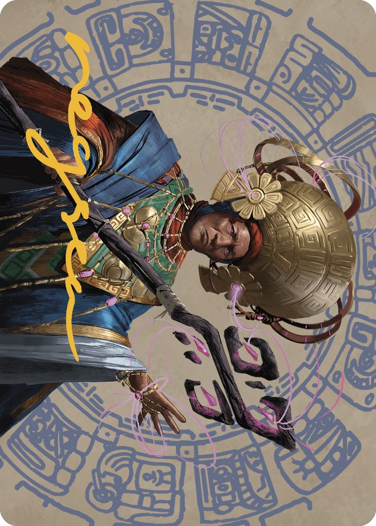 Akal Pakal, First Among Equals Art Card (46/81) (Gold-Stamped Signature) [The Lost Caverns of Ixalan Art Series] | A1Comics