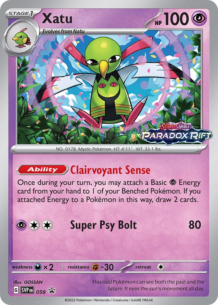 Xatu (059) [Scarlet & Violet: Black Star Promos] | A1Comics