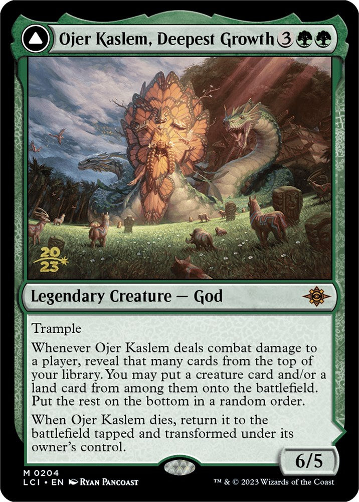 Ojer Kaslem, Deepest Growth // Temple of Cultivation [The Lost Caverns of Ixalan Prerelease Cards] | A1Comics