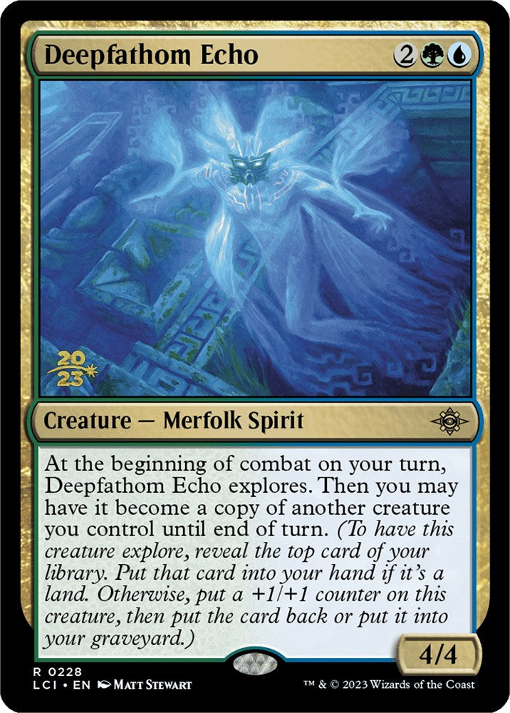 Deepfathom Echo [The Lost Caverns of Ixalan Prerelease Cards] | A1Comics