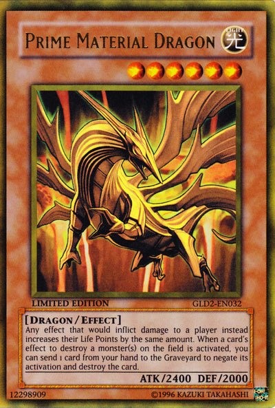 Prime Material Dragon [GLD2-EN032] Ultra Rare | A1Comics