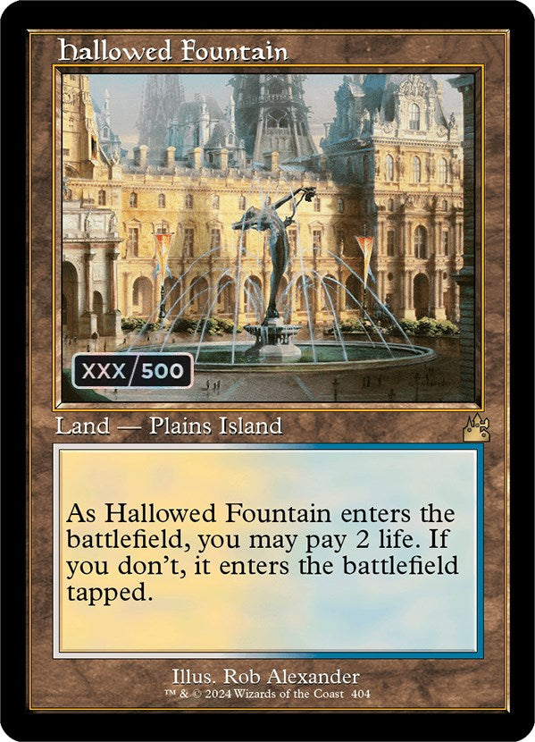 Hallowed Fountain (Retro) (Serialized) [Ravnica Remastered] | A1Comics