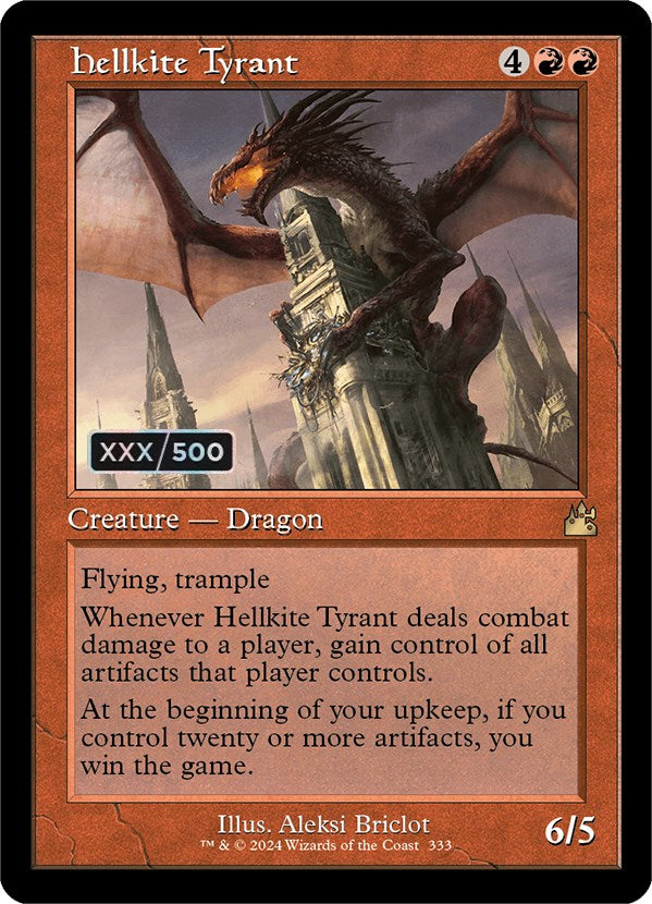 Hellkite Tyrant (Retro) (Serialized) [Ravnica Remastered] | A1Comics