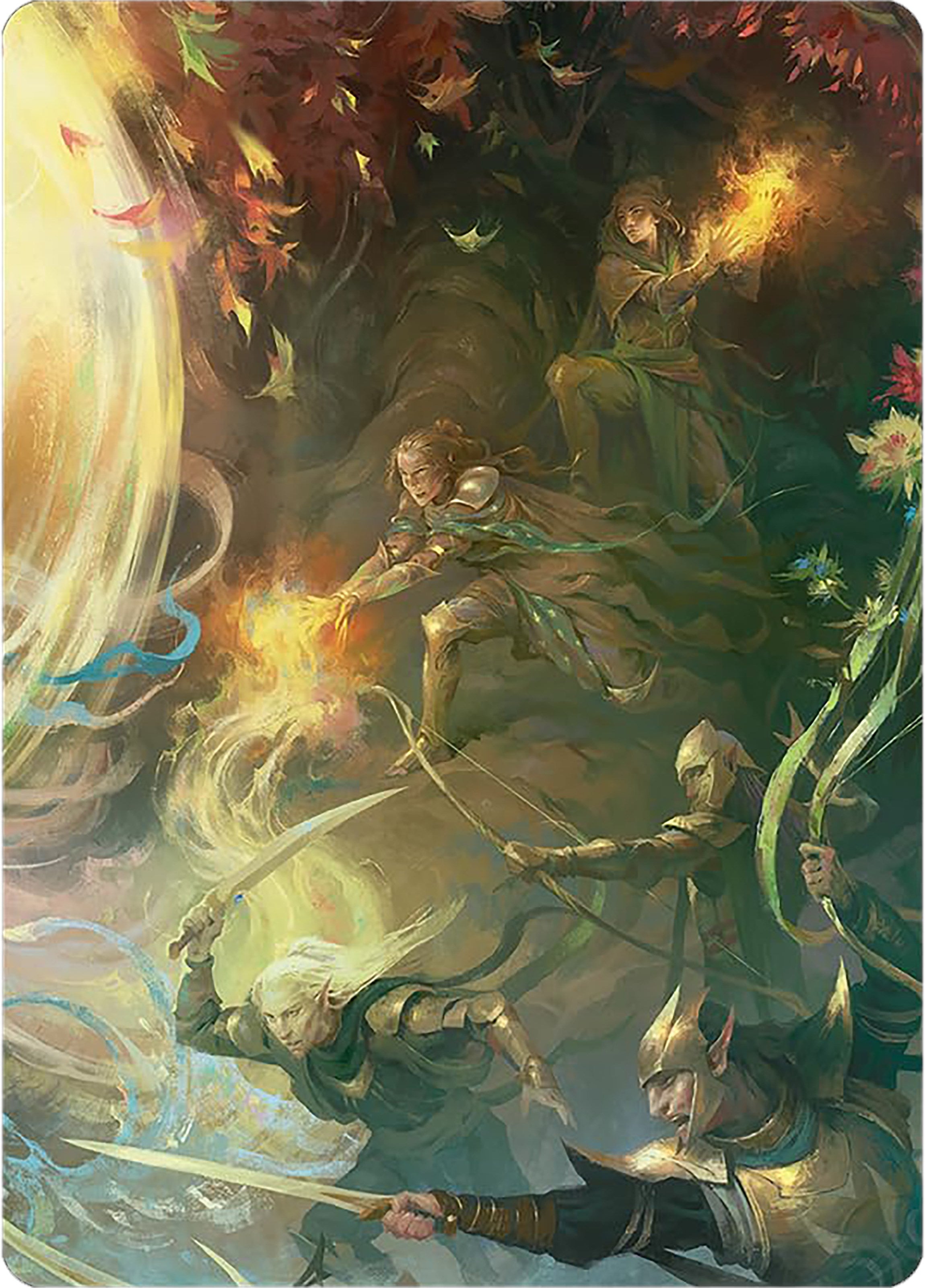 Rally the Galadhrim Art Card [The Lord of the Rings: Tales of Middle-earth Art Series] | A1Comics