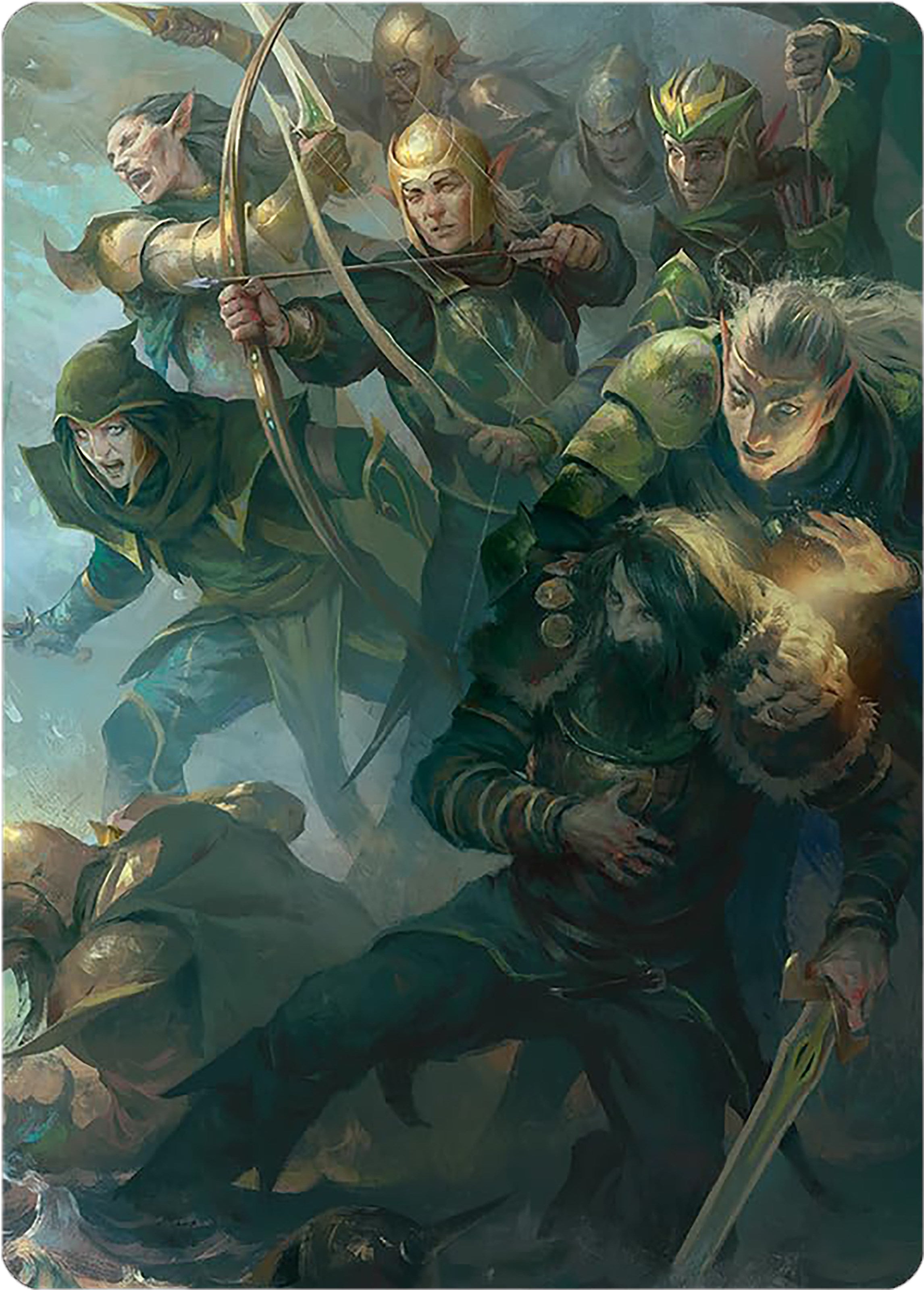 Galadhrim Brigade Art Card [The Lord of the Rings: Tales of Middle-earth Art Series] | A1Comics