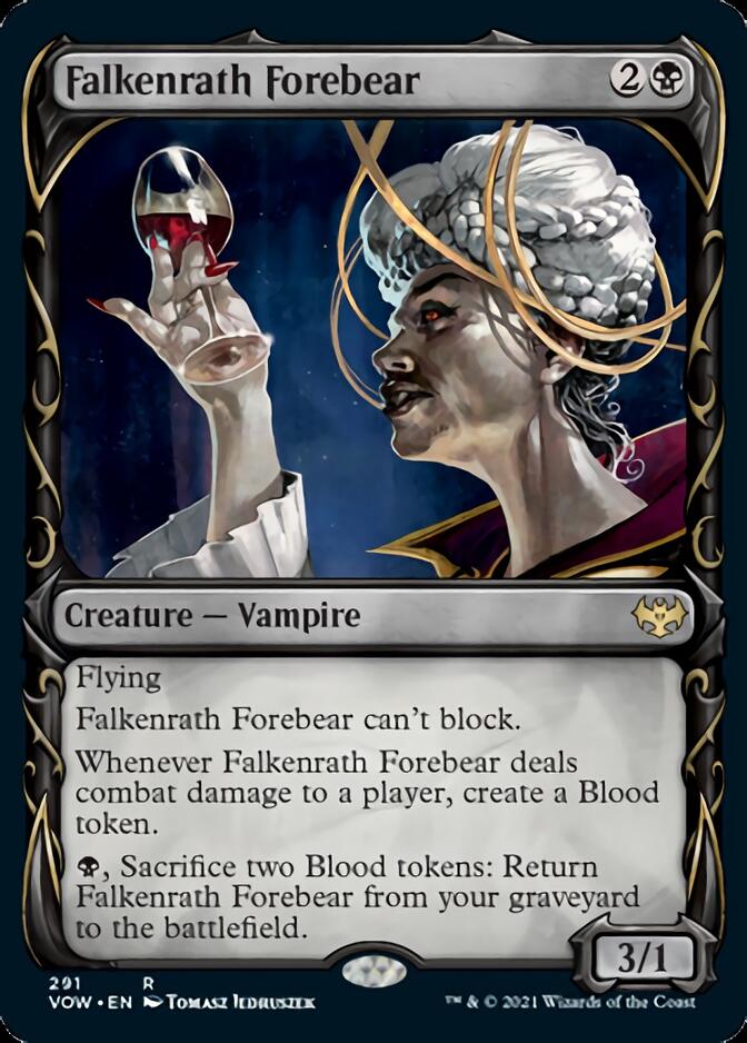 Falkenrath Forebear (Showcase Fang Frame) [Innistrad: Crimson Vow] | A1Comics