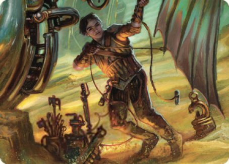 Mishra, Excavation Prodigy Art Card [The Brothers' War Art Series] | A1Comics