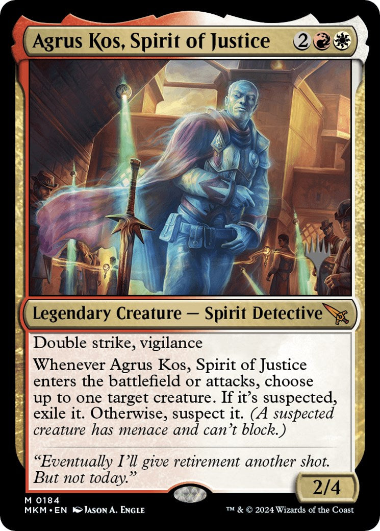 Agrus Kos, Spirit of Justice (Promo Pack) [Murders at Karlov Manor Promos] | A1Comics