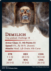 Demilich Art Card [Dungeons & Dragons: Adventures in the Forgotten Realms Art Series] | A1Comics