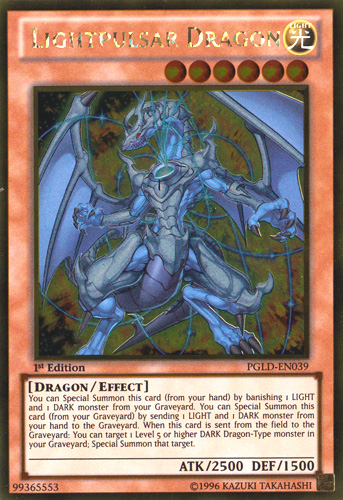 Lightpulsar Dragon [PGLD-EN039] Gold Rare | A1Comics