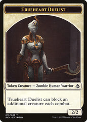 Zombie // Trueheart Duelist Double-Sided Token [Amonkhet Tokens] | A1Comics