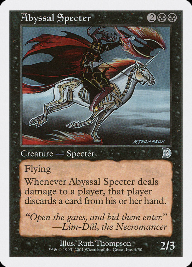 Abyssal Specter [Deckmasters] | A1Comics