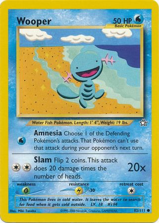 Wooper (82/111) [Neo Genesis Unlimited] | A1Comics