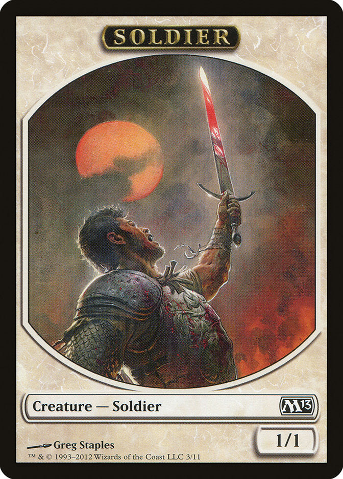 Soldier Token [Magic 2013 Tokens] | A1Comics