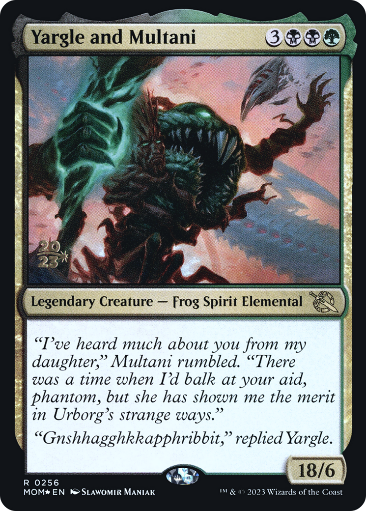 Yargle and Multani [March of the Machine Prerelease Promos] | A1Comics