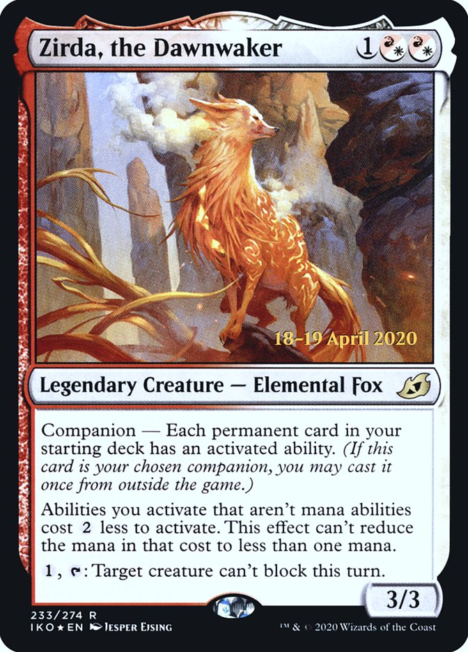 Zirda, the Dawnwaker [Ikoria: Lair of Behemoths Prerelease Promos] | A1Comics