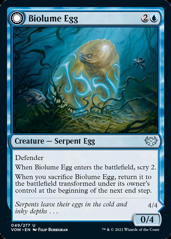 Biolume Egg // Biolume Serpent [Innistrad: Crimson Vow] | A1Comics