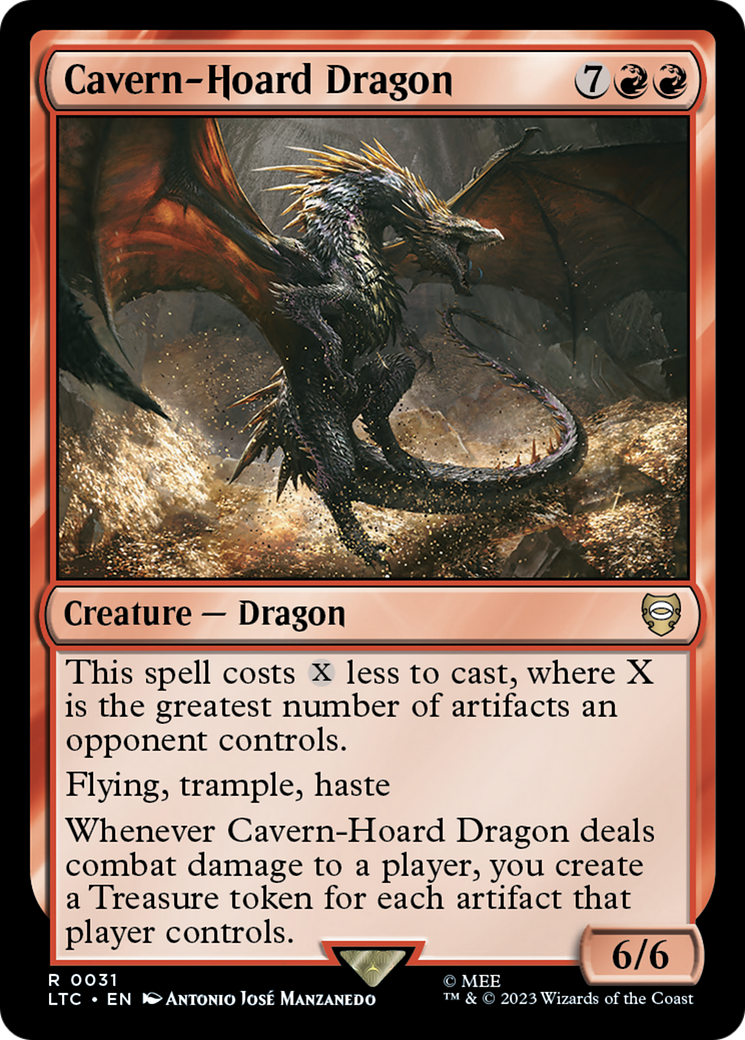 Cavern-Hoard Dragon [The Lord of the Rings: Tales of Middle-Earth Commander] | A1Comics