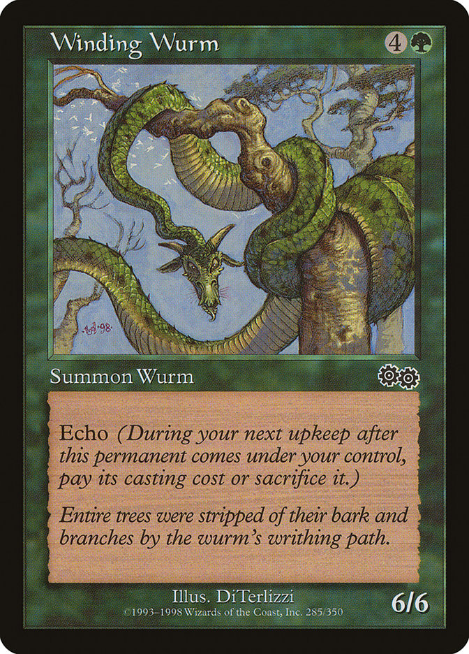 Winding Wurm [Urza's Saga] | A1Comics