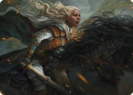 Eowyn, Fearless Knight Art Card [The Lord of the Rings: Tales of Middle-earth Art Series] | A1Comics