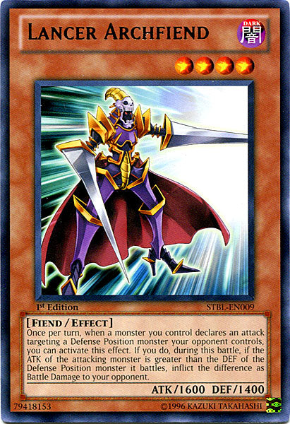 Lancer Archfiend [STBL-EN009] Rare | A1Comics