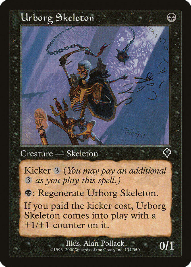 Urborg Skeleton [Invasion] | A1Comics