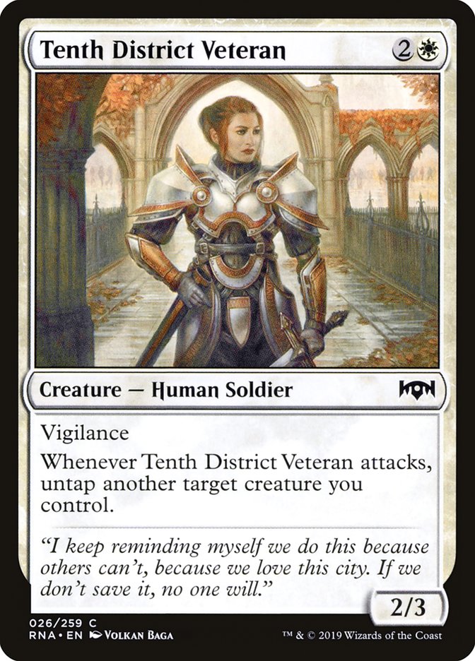 Tenth District Veteran [Ravnica Allegiance] | A1Comics