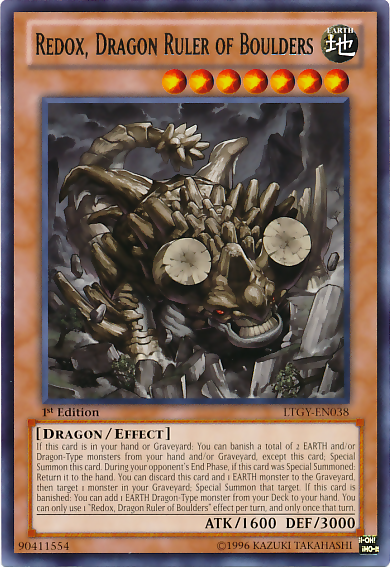 Redox, Dragon Ruler of Boulders [LTGY-EN038] Rare | A1Comics