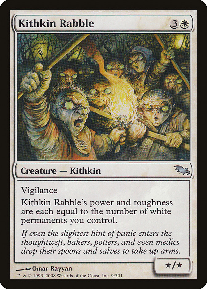 Kithkin Rabble [Shadowmoor] | A1Comics