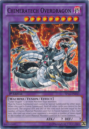 Chimeratech Overdragon [SP14-EN043] Starfoil Rare | A1Comics