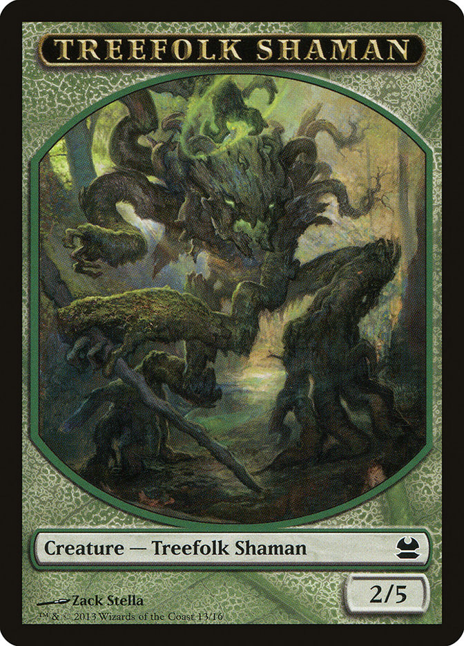 Treefolk Shaman Token [Modern Masters Tokens] | A1Comics