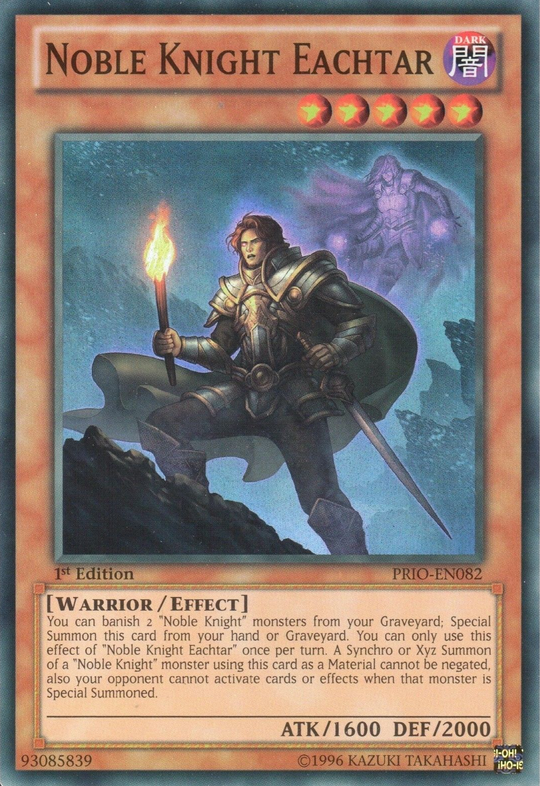 Noble Knight Eachtar [PRIO-EN082] Super Rare | A1Comics