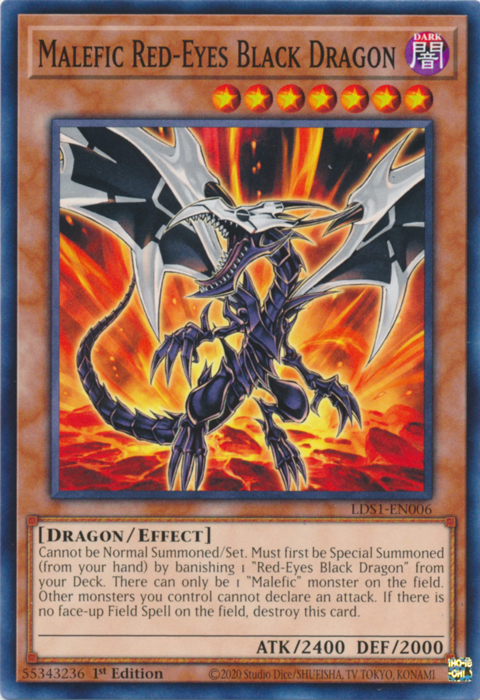 Malefic Red-Eyes Black Dragon [LDS1-EN006] Common | A1Comics