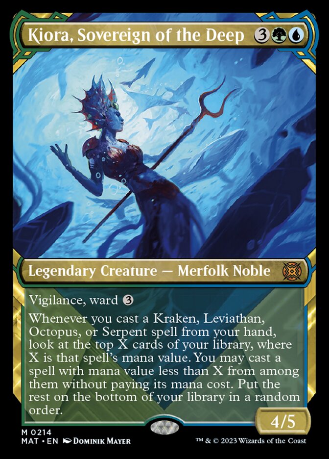 Kiora, Sovereign of the Deep (Showcase Halo Foil) [March of the Machine: The Aftermath] | A1Comics