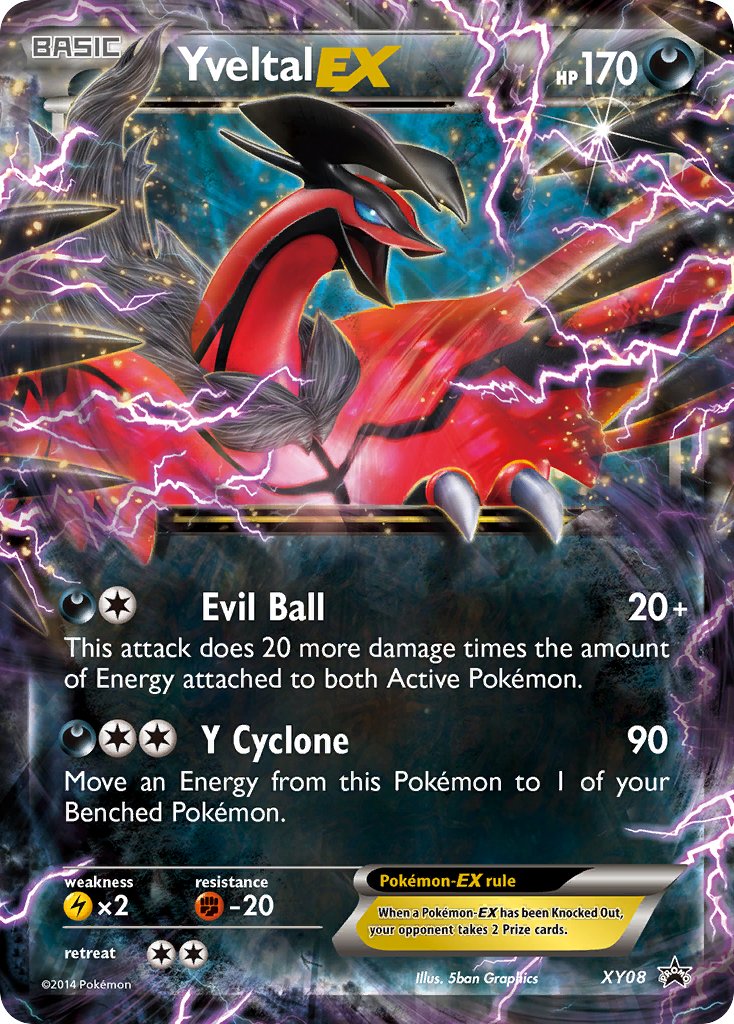 Yveltal EX (XY08) [XY: Black Star Promos] | A1Comics