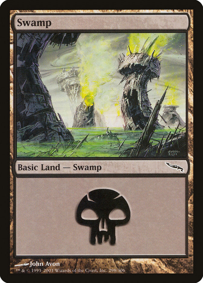 Swamp (298) [Mirrodin] | A1Comics