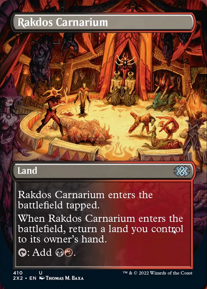 Rakdos Carnarium (Borderless Alternate Art) [Double Masters 2022] | A1Comics