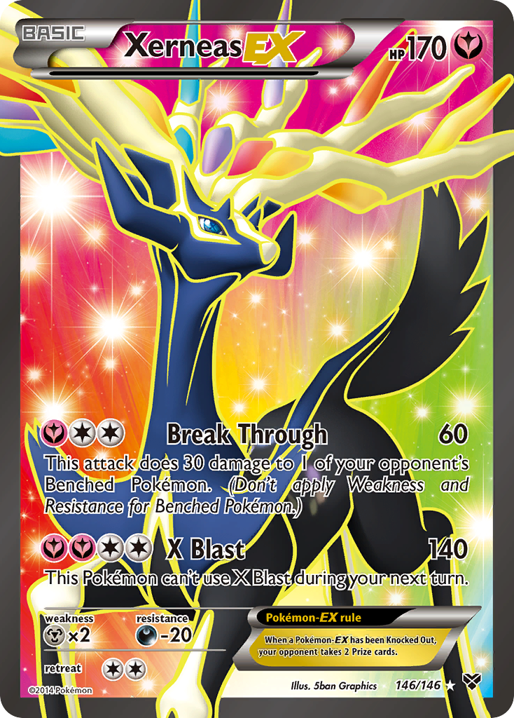 Xerneas EX (146/146) [XY: Base Set] | A1Comics