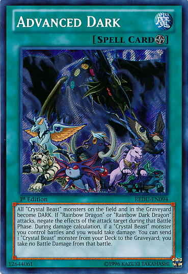 Advanced Dark [REDU-EN094] Secret Rare | A1Comics