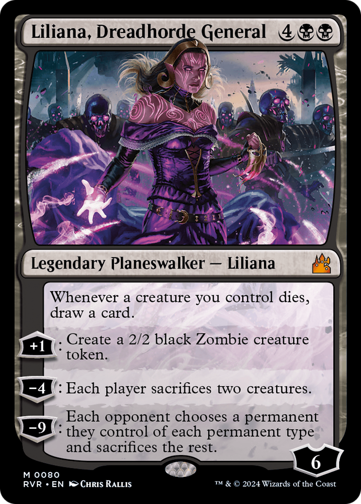 Liliana, Dreadhorde General [Ravnica Remastered] | A1Comics