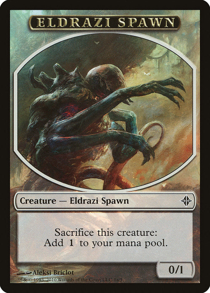 Eldrazi Spawn Token (1a/5) [Rise of the Eldrazi Tokens] | A1Comics