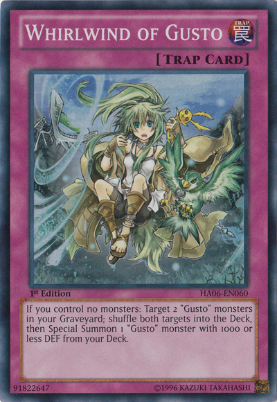 Whirlwind of Gusto [HA06-EN060] Super Rare | A1Comics