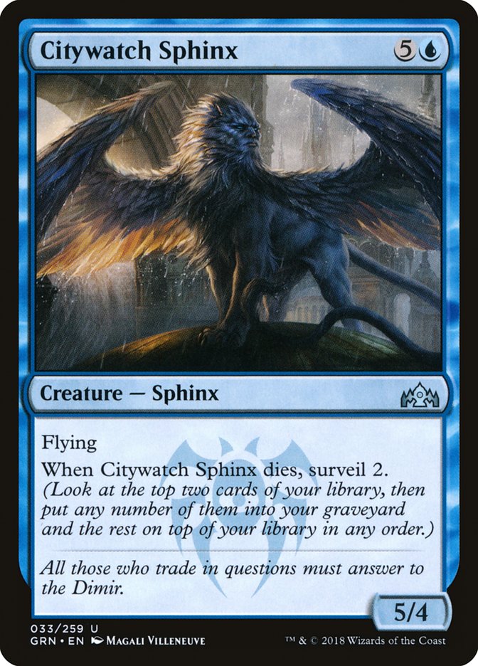 Citywatch Sphinx [Guilds of Ravnica] | A1Comics