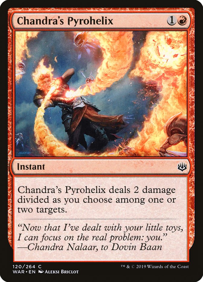 Chandra's Pyrohelix [War of the Spark] | A1Comics