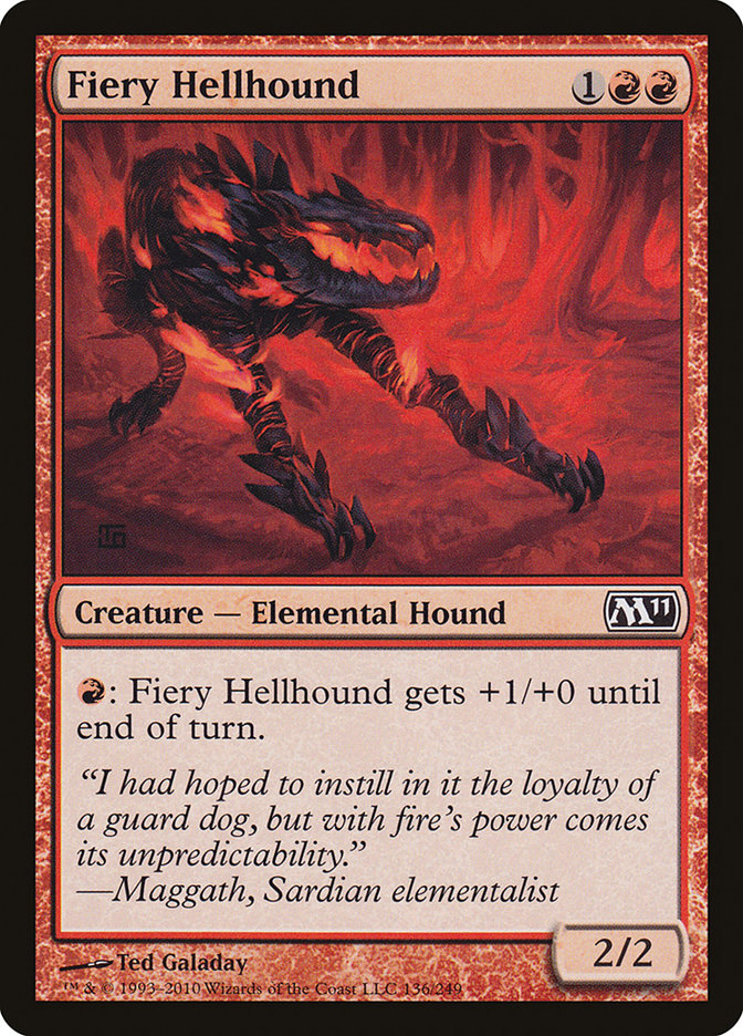 Fiery Hellhound [Magic 2011] | A1Comics