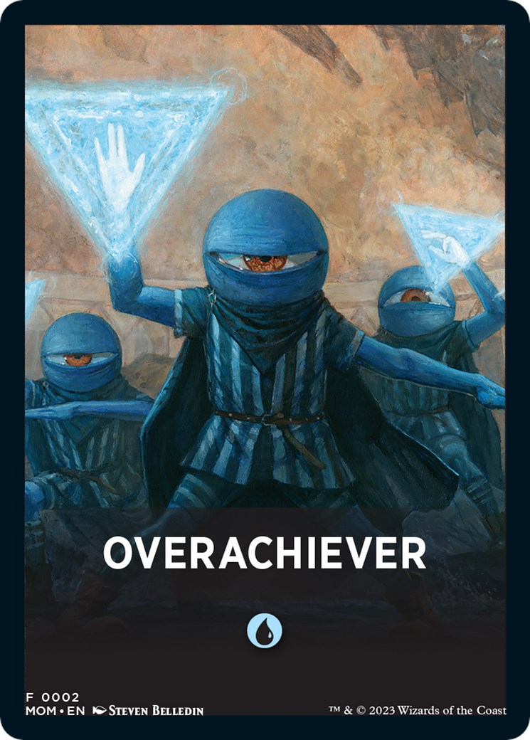 Overachiever Theme Card [March of the Machine Tokens] | A1Comics