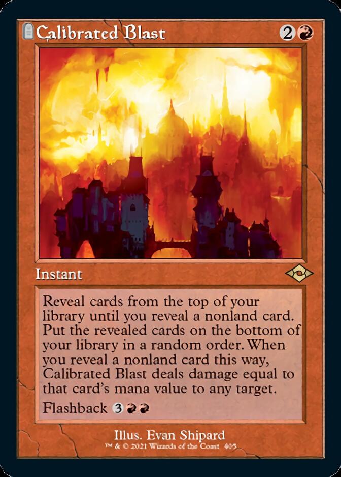 Calibrated Blast (Retro Foil Etched) [Modern Horizons 2] | A1Comics