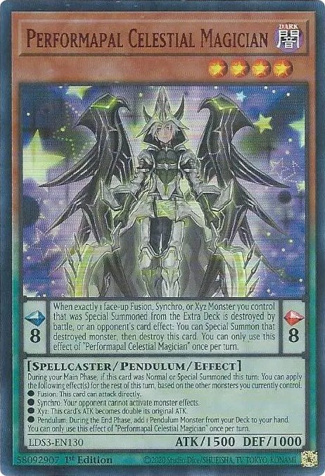 Performapal Celestial Magician (Red) [LDS3-EN130] Ultra Rare | A1Comics