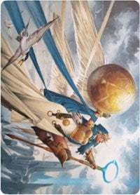 Linvala, Shield of Sea Gate Art Card [Zendikar Rising Art Series] | A1Comics